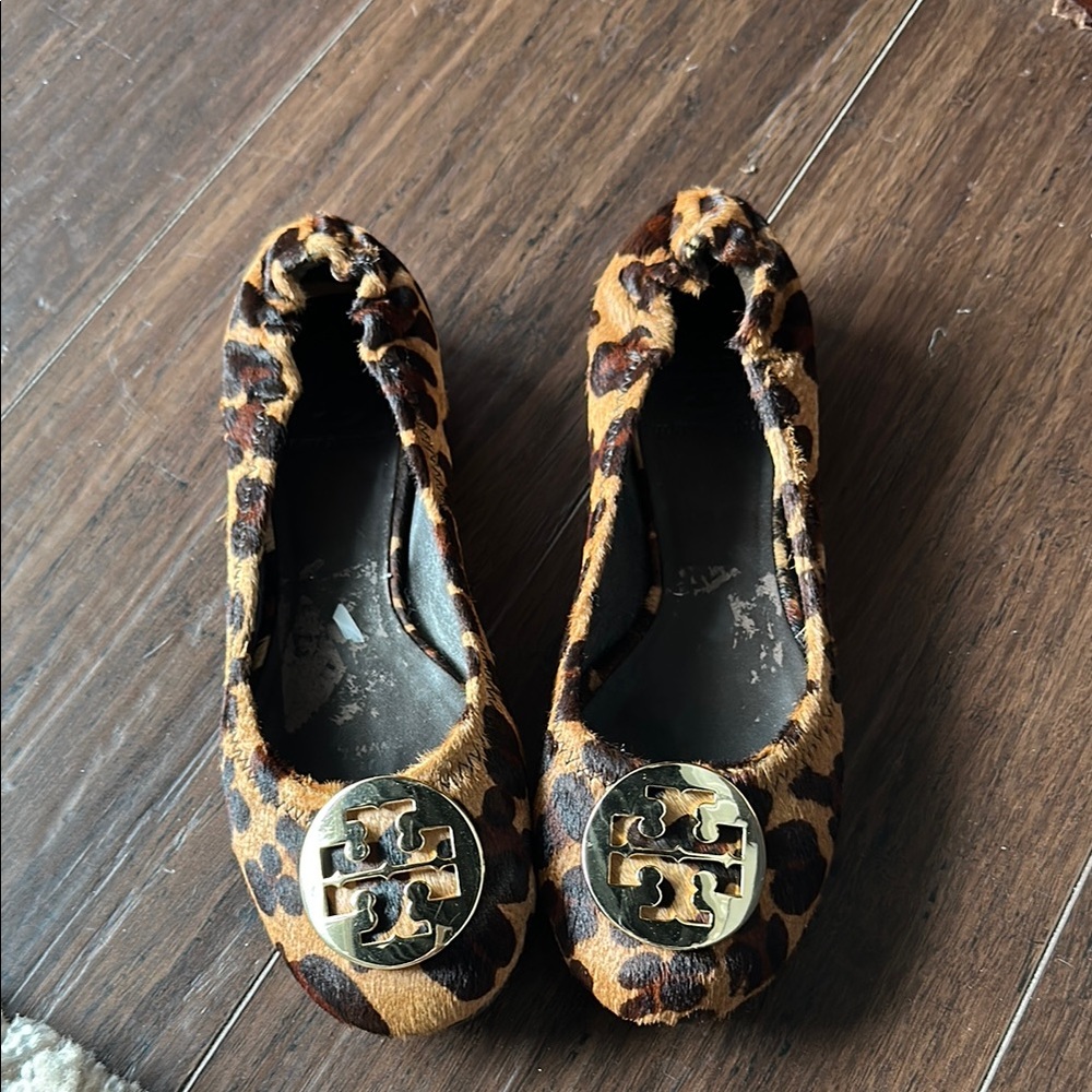 Tory Burch Leopard Print Ballet Flats